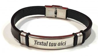 Bratara maro inchis - textul tau aici