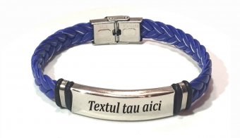 Bratara personalizata impletita - Textul tau aici