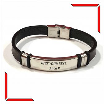 Bratara maro personalizata - Give your best