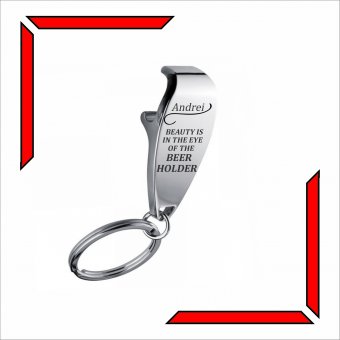 Breloc personalizat-Desfacator de bere