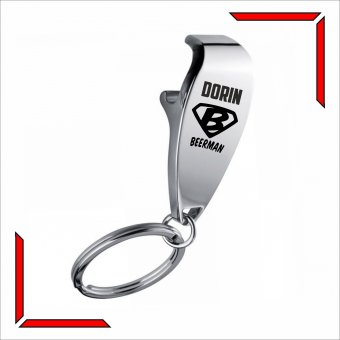 Breloc personalizat - Desfacator de bere Beerman