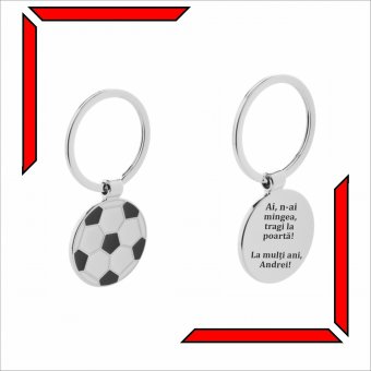 Breloc personalizat-Fotbal