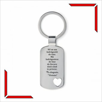 Breloc personalizat - Nu m-am indragostit de tine