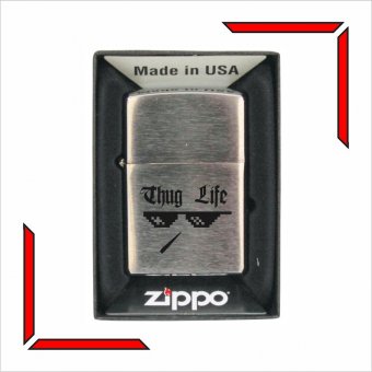 Bricheta Zippo personalizata - Thug Life