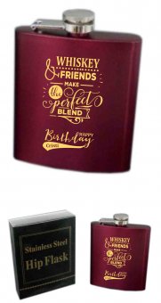 Plosca personalizata-Whisky friends 0.2