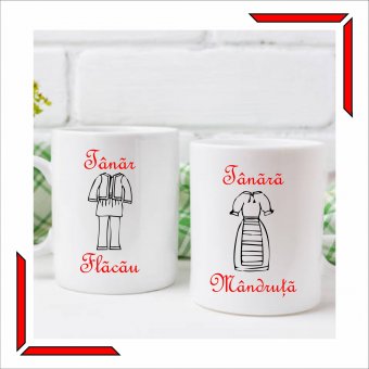 Set Cani Valentines - Mandruta si Flacaul 
