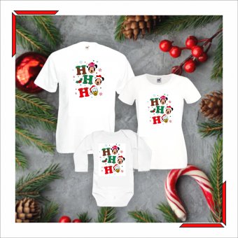 Set Tricouri familie Craciun - Family 3 