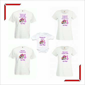 Set Tricouri Mot - Unicorn