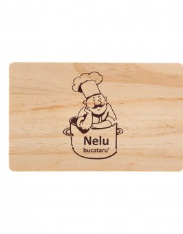 Tocator lemn personalizat-Nelu bucataru'