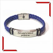 Bratara impletita personalizata - Esti sotul si taticul perfect