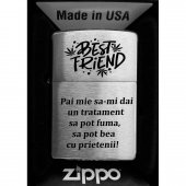 Bricheta Zippo Perzonalizata-Best friends 02