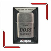 Bricheta Zippo personalizata - Boss