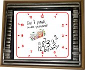 Ceas de perete personalizat - Pensionar