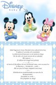 Invitatie botez - Disney