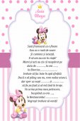 Invitatie botez - Minnie 2