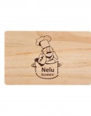 Tocator lemn personalizat-Nelu bucataru'